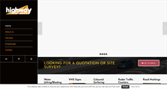 Desktop Screenshot of highwaymarkings.ie